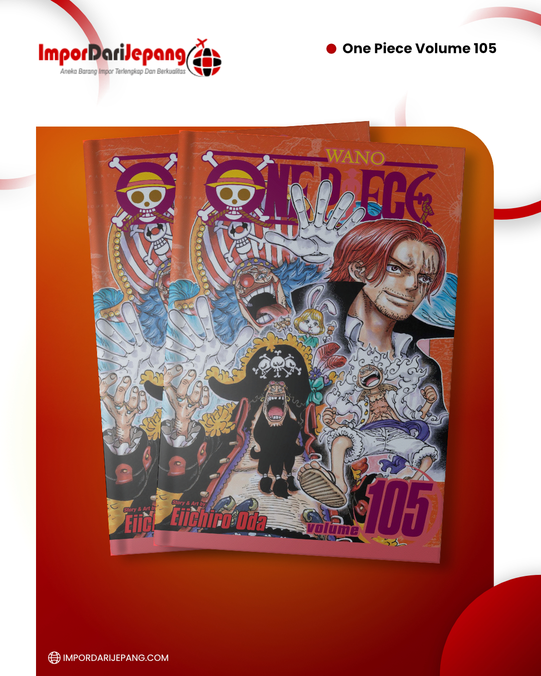 [Jastip] One Piece Volume 105 (Elex Media) | Impor Dari Jepang